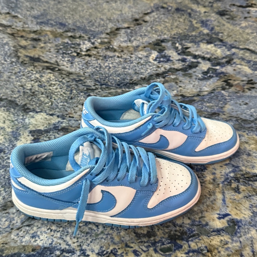 Nike Kids' Sky Blue and White Sneakers